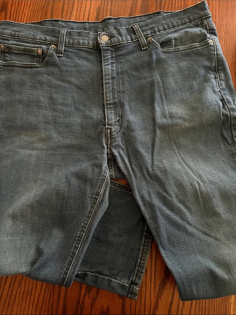 Levi's Men's Skinny Jeans in Dark Blue Denim